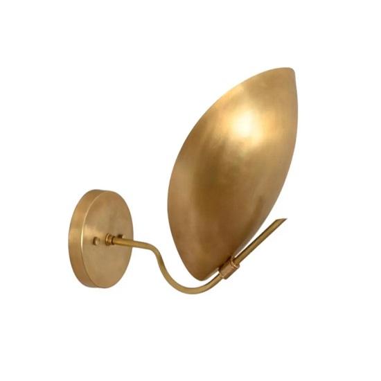 Handmade Brass Wall Sconce: Mid Century Modern Sputnik Light