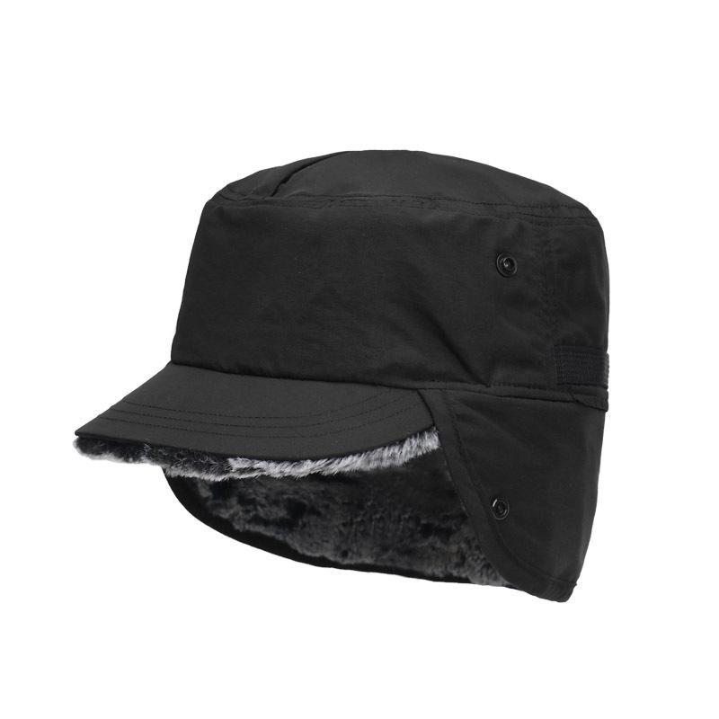 Winter Trapper Hat: Windproof Military-Style with Velvet Ear Protection for Men & Women