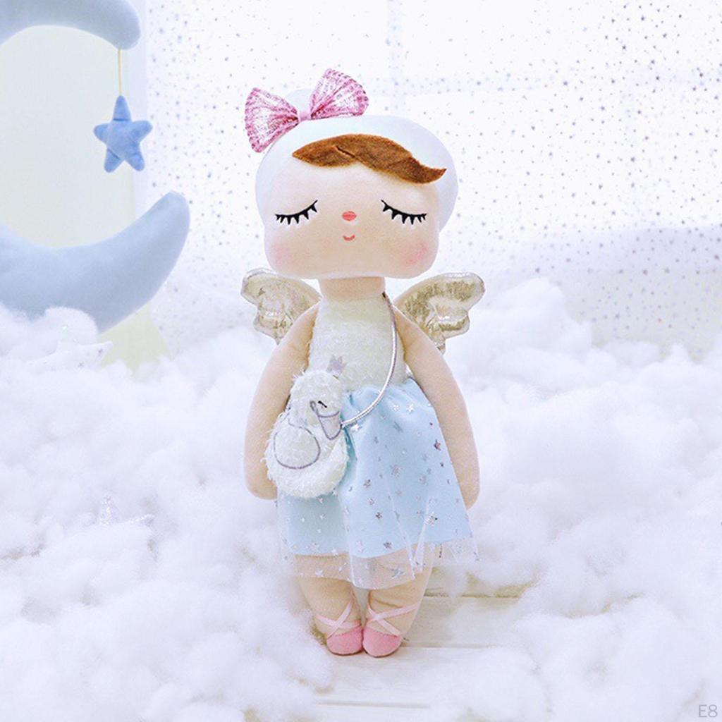 Metoo Angela Doll Soft Plush Toys For Girls Baby Kids Pink