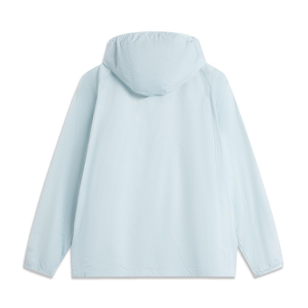 Li-Ning Sports Trend Series Solid Color Zipper Hooded Versatile Simple Loose Windbreaker Men outerwear AFDV869-5