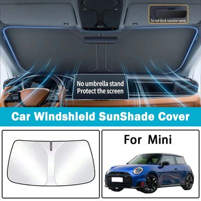 Geeignet für Bmw MiniElectric Mini CooperAcemanJcw Auto Sonnenschutz Front Sonnenschutz Thermische Isolierung Sonnenschirm Panel