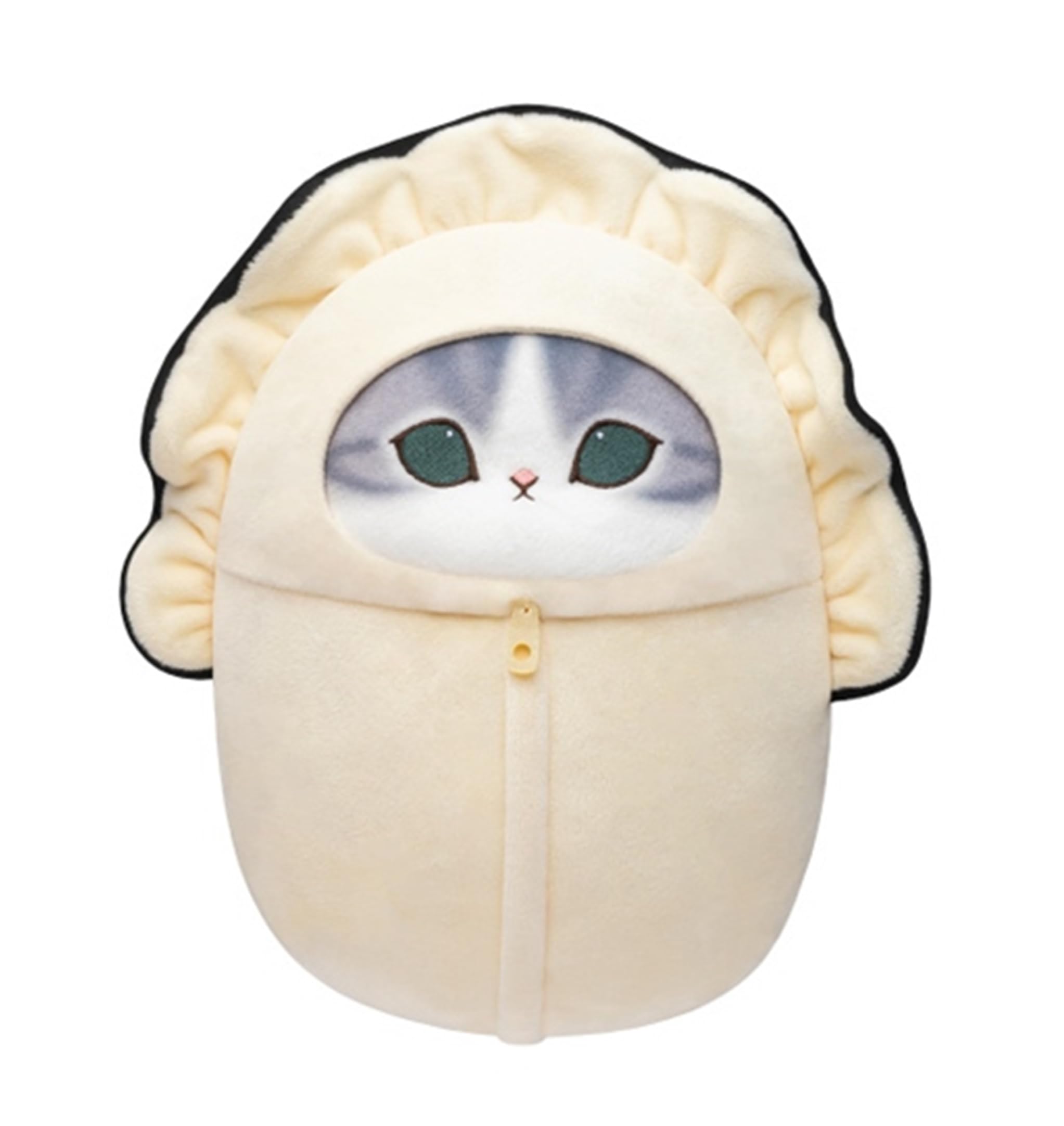 

mofu Plush Big 28cm sand Kaki-nyan Toy, Shark-nyan, Gray, Tabby, Approx.