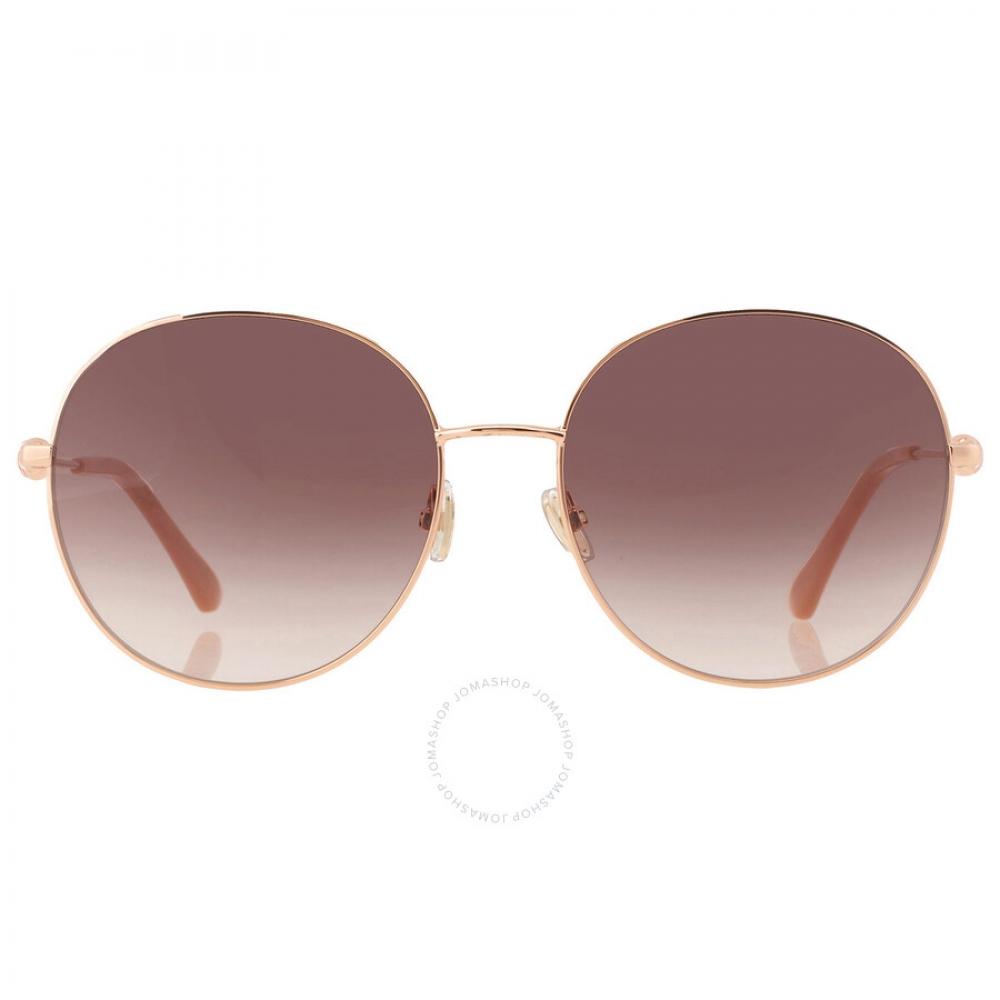 

Jimmy Choo Brown Round Ladies Sunglasses BIRDIE S 0BKU HA 60