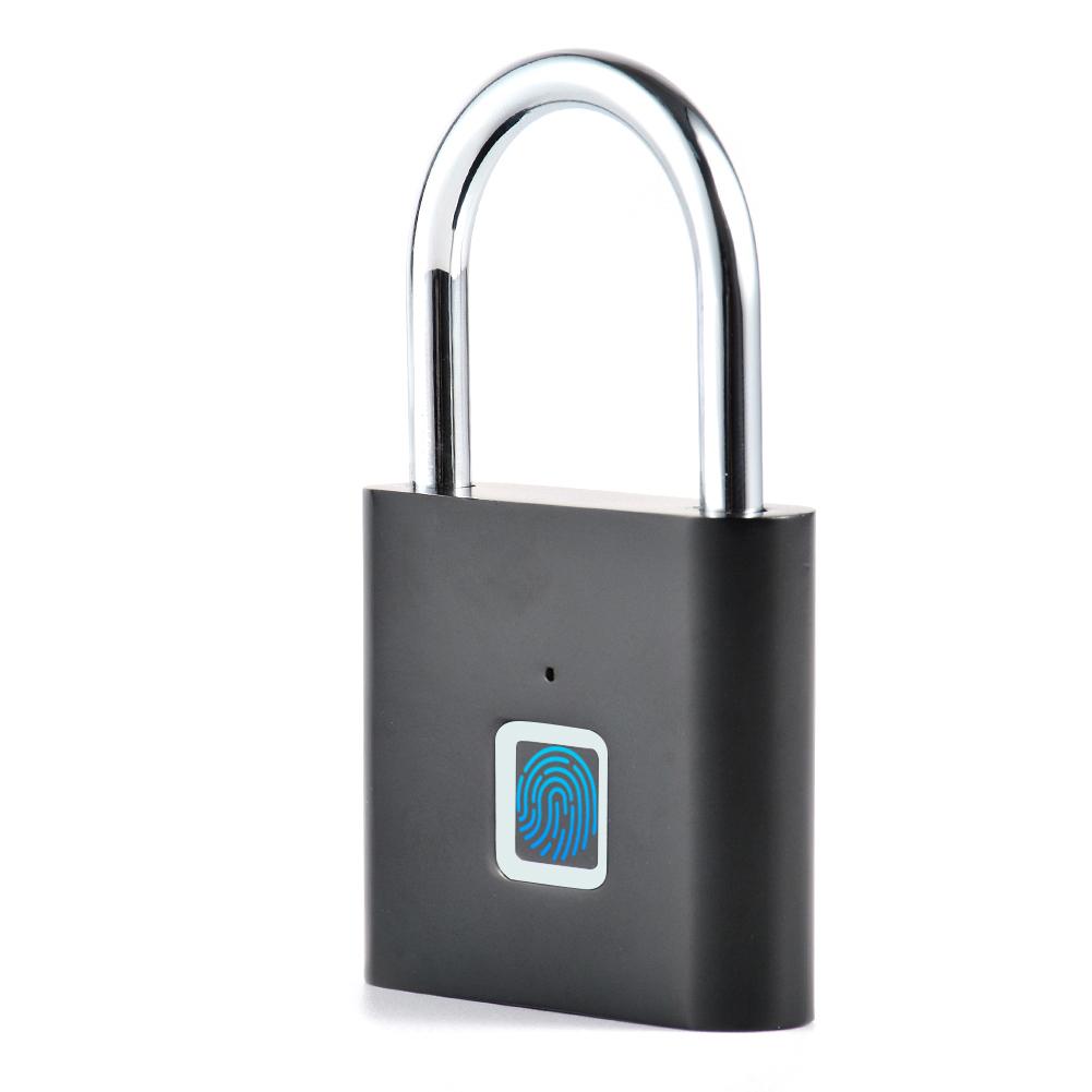 Waterproof Fingerprint Lock Smart Biometric Fingerprint Keyless Door Lock Security Padlock for Luggage Case