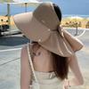 Adjustable Wide Brim Sun Hat UPF 50+ Empty Top Hat New Design Full Face Cover Hat  For Women