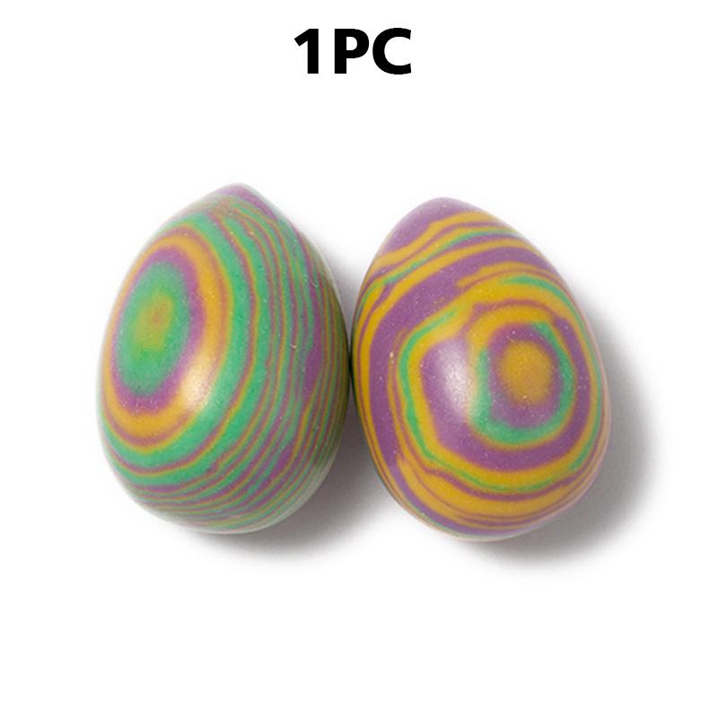 2x1.5cm Easter Egg Jewelry Lucky Stone Mini Egg Polished Agate Stone Stone Collect Gifts Crystal Resurrection Egg Home Decoration