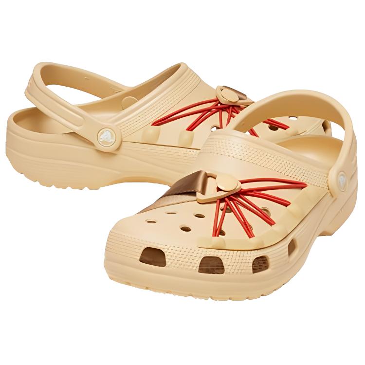 Crocs Eva Comfortable Breathable Fashion Clogs Unisex Footwear Brown Red 210393-0HY