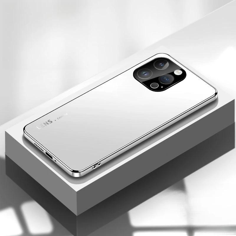 

AG Full-Cover Camera Lens Phone Case for iPhone 14/14 Pro/14 Pro Max, IPhone 15/15 pro/15 pro max Anti-Scratch Shockproof Cover iPhone 14 слонова кістка