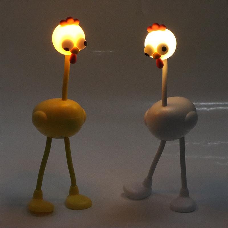 Chicken Mini Night Light Birthday Gift Creative Weird And Wonderful Abstract Toy Practical Fun Friend S Bff Unique Sensation