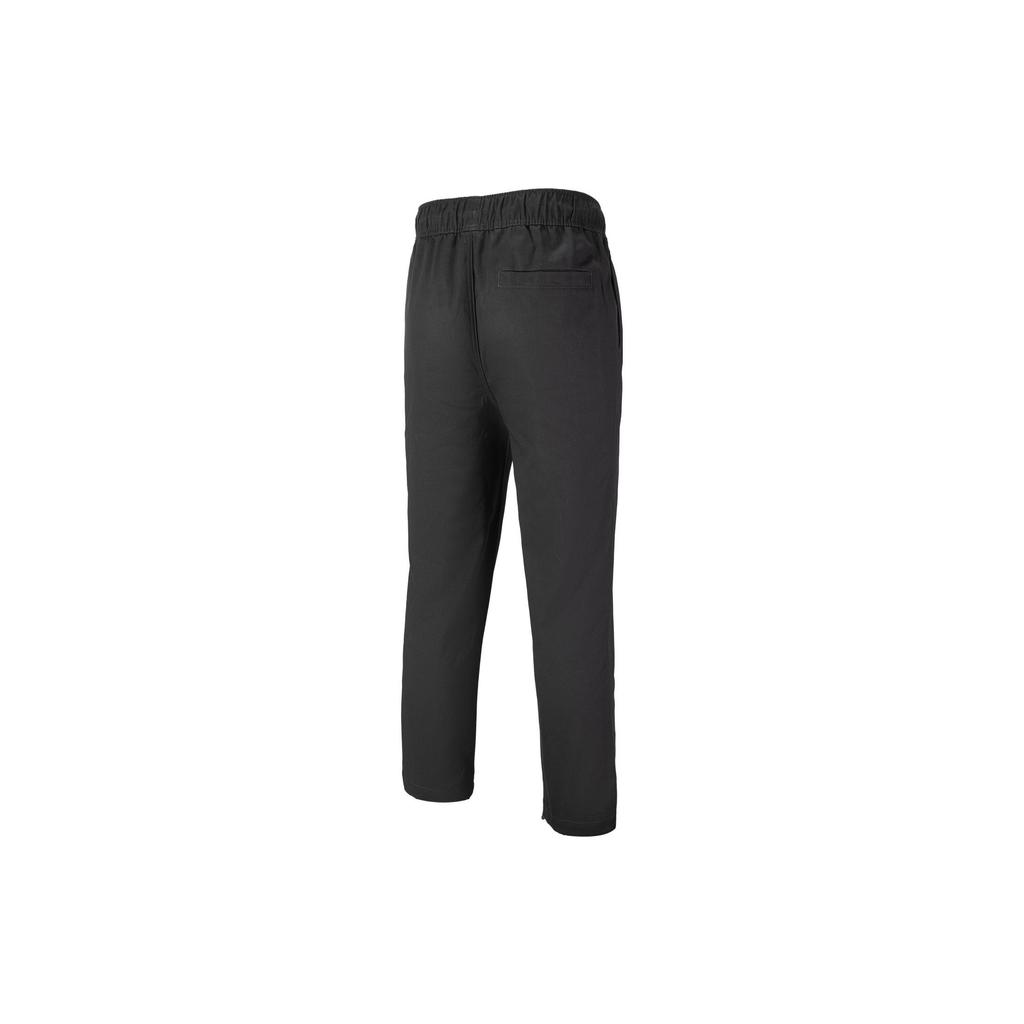 Puma Solid Color Logo Drawstring Casual Pants Unisex bottoms Grass-Grey 622144-75