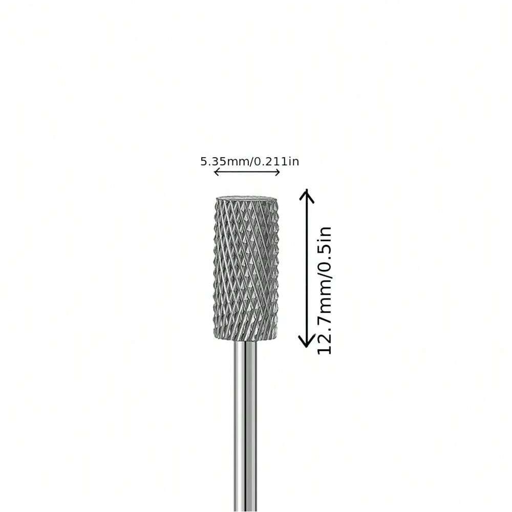 1or 9pcs Tungsten Carbide Nail Drill Bits, for Polish, Gel and Acrylic Nail Removal, Nail Grinding Head Milling Cutter Accessories, Manicure Tools