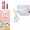 U-shaped Toothbrush For 2-12 Year Old Kids With Soft Silicone Bristles**
