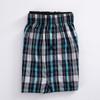 Men’s Cotton Plaid Boxer Shorts - Home, Beach, and Summer Wear