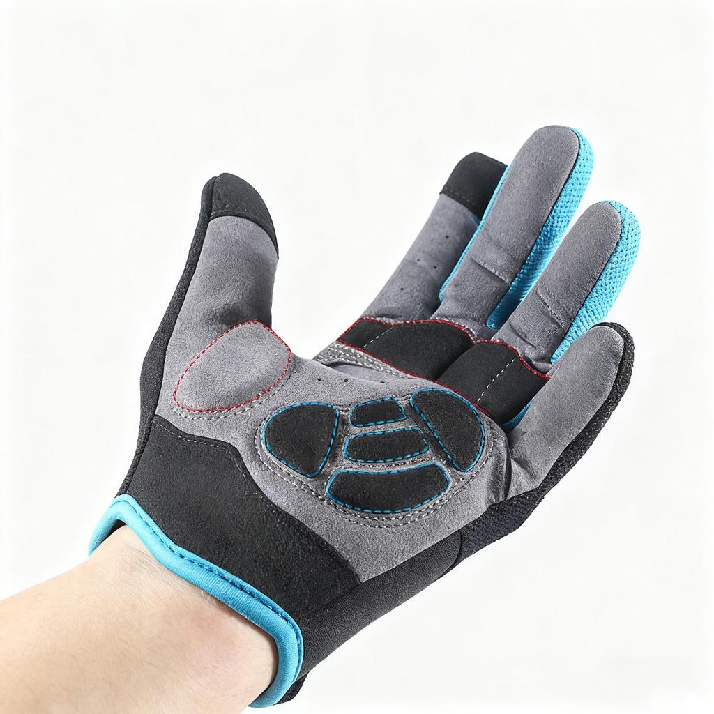 Winter Cycling Gloves Full Finger Touchscreen Anti-Slip Shockproof for Men Outdoor Bike Motorcycle Hiking Running