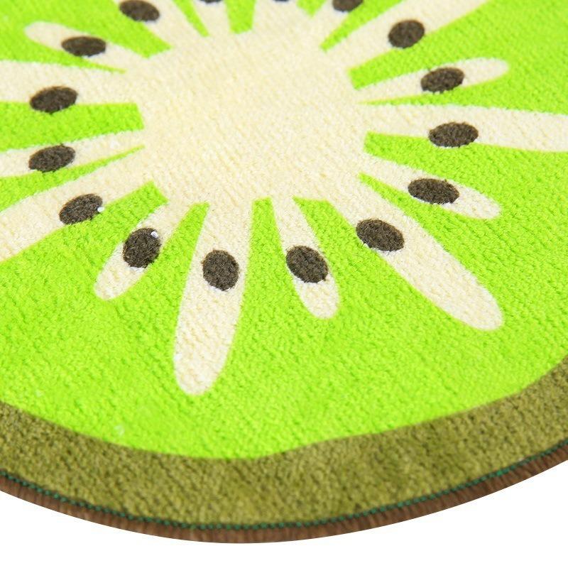 Cute Fruit Printed Kitchen Absorbent Wipes Hanging Hand Towels Bathroom Quick-drying Dish Cloths Drying Fruit Cloth