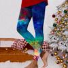 Women's Fashion Outdoor Sky Printed Slim Elastic Yoga Casual Pants