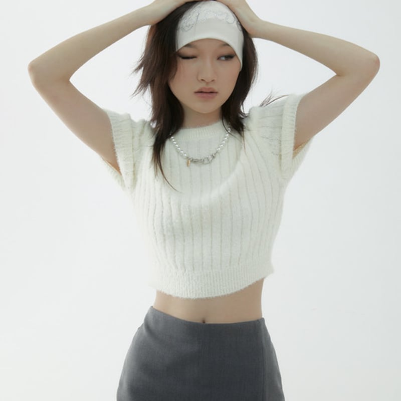 Eireve LETTERING HAIR BAND_CREAM