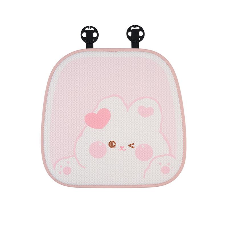 Honeycomb car seat cushion comfortable and breathable car seat cushion cartoon bear rabbit cute car seat cushion cool cushion
