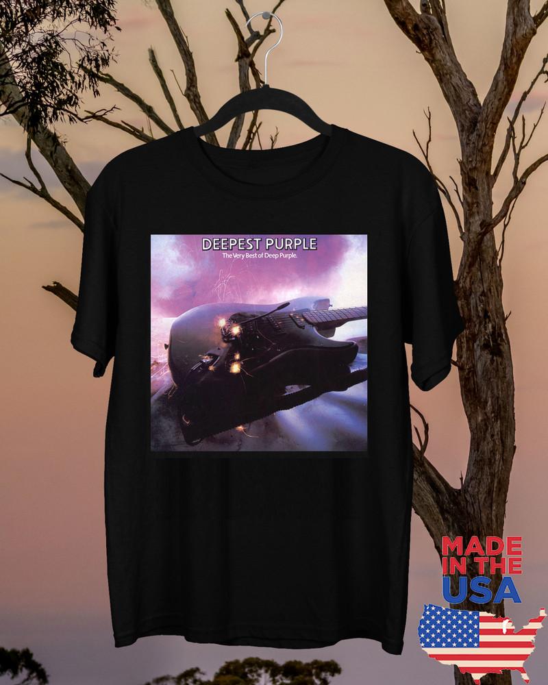 

Deepest Purple The Very Best of Deep Purple T Shirt Full Size S5XL Unisex T-Shirt XXL