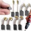 Carbon Brushes for Power Tools, Grinders, Drills, Set of 4