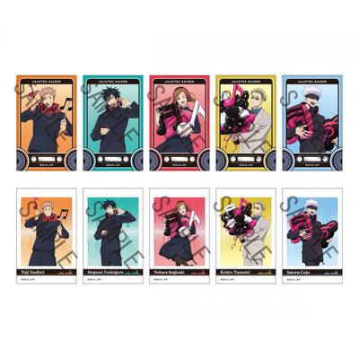 Jujutsu Kaisen Jujutsu Kaisen Nově nakreslená kolekce mini fotografických karet Music Ver.   1 krabička 10ks