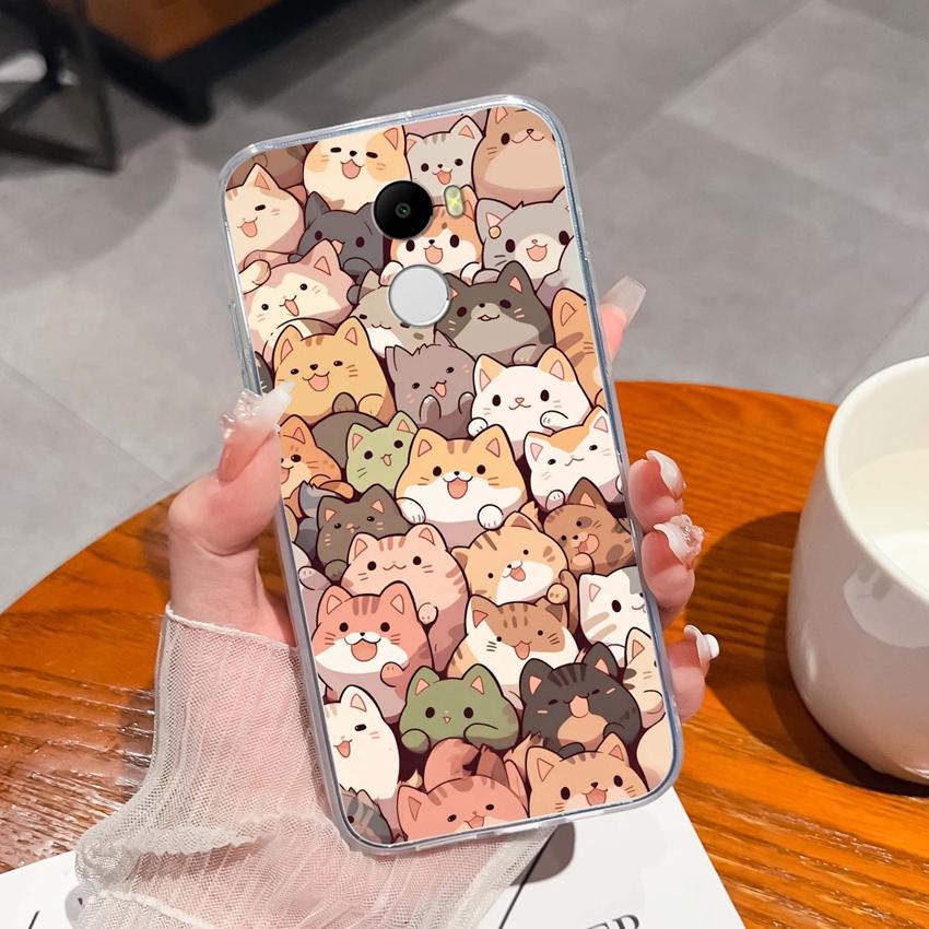 Hülle Für Redmi 4 3 6 Pro 4A 4X 5A 5 Plus K90 Niedliches Haifischkatzenmuster Handyhüllen Weiche Ultra Dünne TPU Silikon Anti-Rutsch-Schale Für Redmi Klare Rückabdeckung