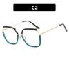 Anti-Blue Square Myopia Glasses Frame Women'S Large Frame Flat Glasses Can Be Matched With The Same Degree Of Plain Face Tide