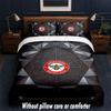 Set Biancheria da Letto Design Calcio Brentford 1 Copripiumino + 2 Federe Morbido Traspirante Biancheria da Letto per la Casa