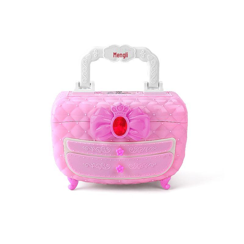 Ye Luoli Washable Girl's Makeup Set: Dress-Up Toy with Eyeshadow & Lipstick