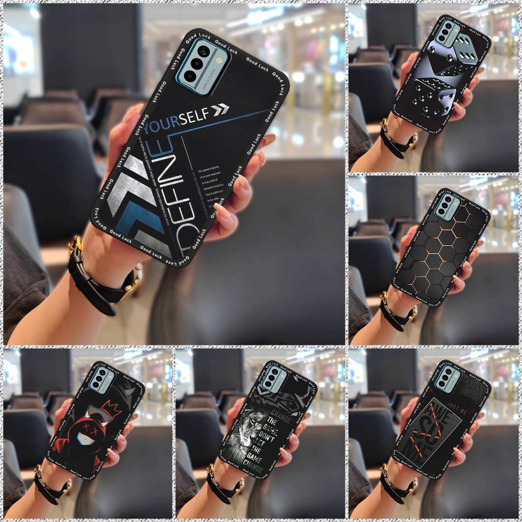 Custodia per telefono carina da cartone animato per Nokia G22 Silicone resistente Avvolgimento completo TPU impermeabile Graffiti Copertura posteriore Resistente allo sporco