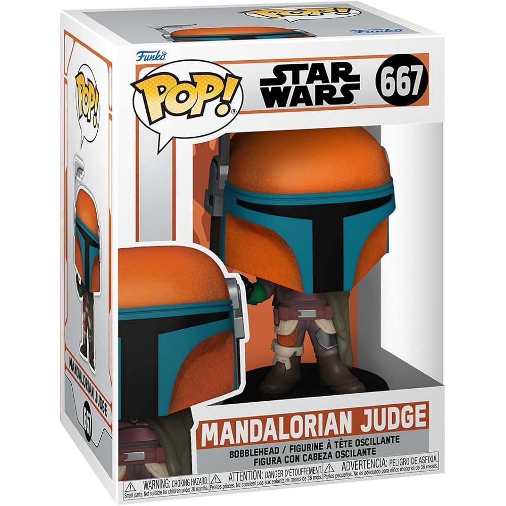 Star Wars Funko Mandalorian Judge Figure Collectible Toy 4 inches