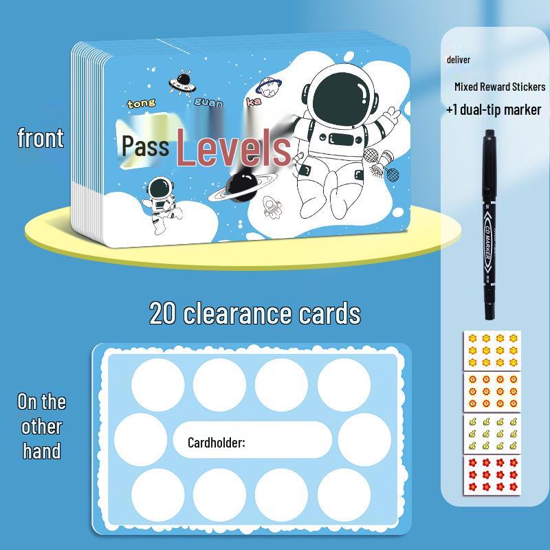 Wishing Stamp Card: Customizable Reward & Collection for Kids