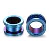 2Pcs Steel Ear Dilations Flesh Tunnels for Ears Expansions 1.6mm-30mm Ear Stretcher Expanders Screw Fit Plug Earrings Jewelry