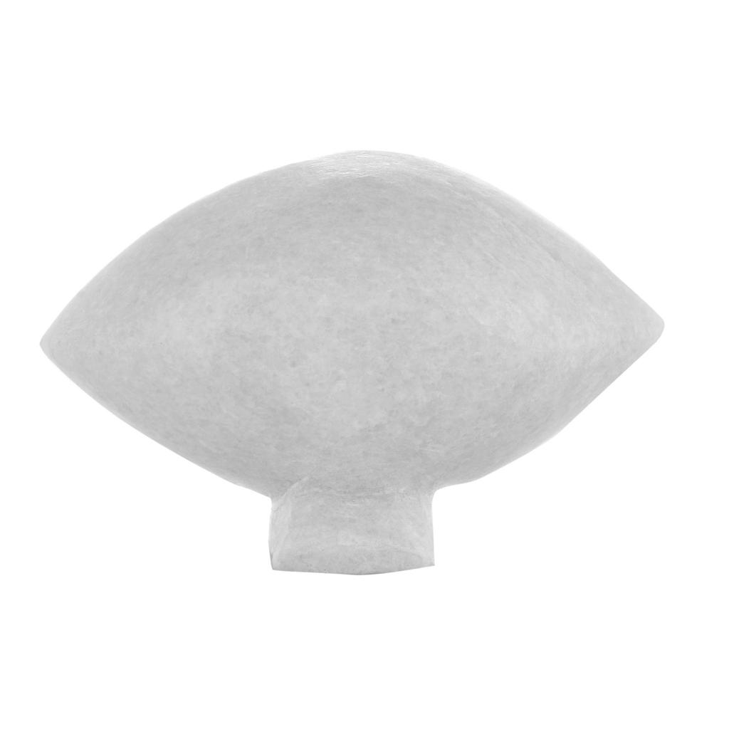 Marble Eye-Shaped Table Clock for Eye Doctors | White Marble Desk Clock with Quartz Movement | Ophthalmology Clinic, Hospital & Office Décor