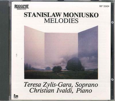 CD TERESA ZYLIS GARA, CHRISTIAN IVALDI - Stanisław Moniuszko  Melodies RPC32424 RODOLPHE 1985 France Classical Used