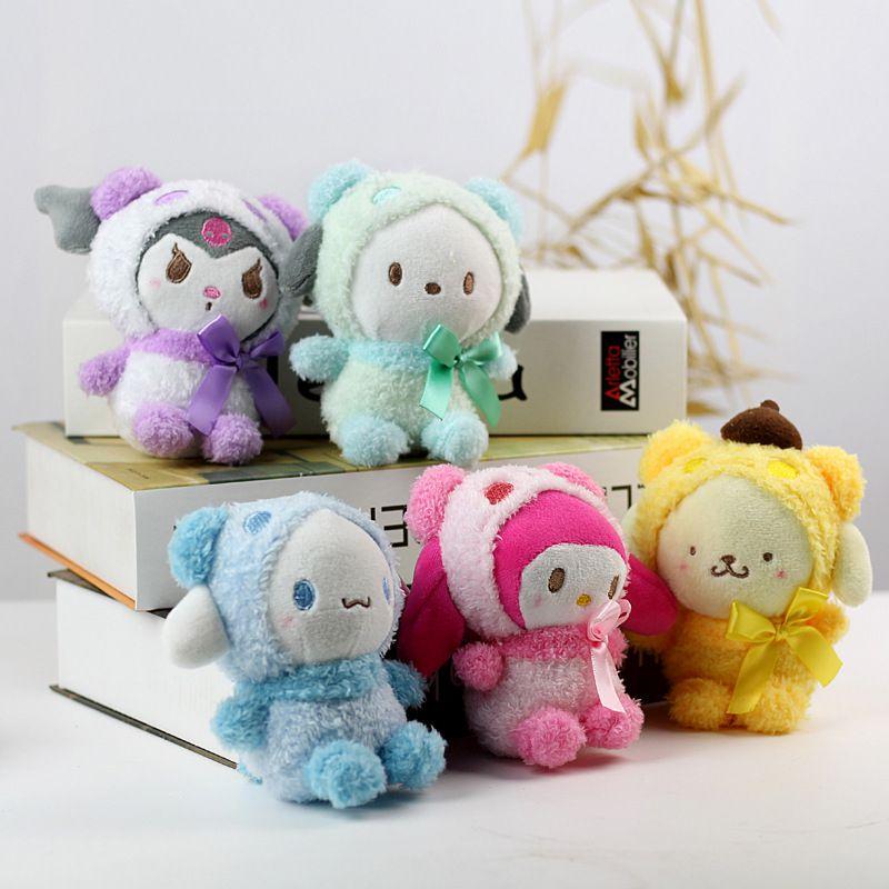 Sanrio Plush Toy Key Chain Soft And Cute Kuromi Design For Anime Fans