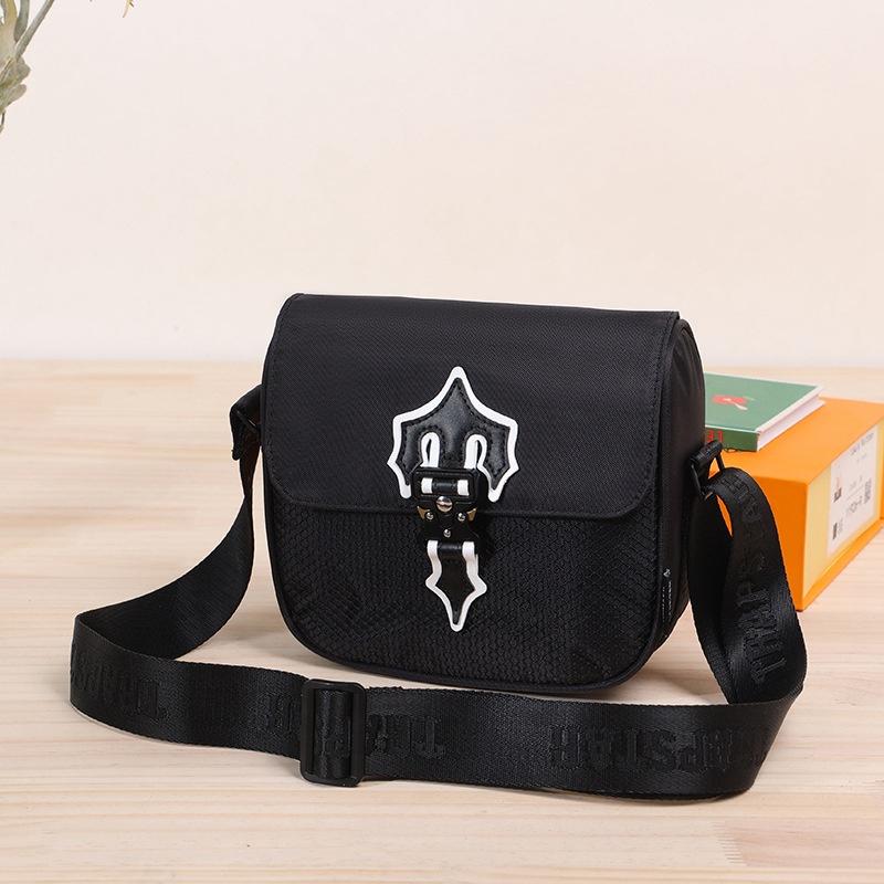 Postman Trapstar Unisex Bag Fashion Messenger Oxford Cloth Hip Hop Square Black