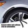 Wheel Eyebrow Arch Trim Anti-Collision Mudguard Elastic Anti-Collision Strip For Daily Commuters Vehicle Restorers Ride Share