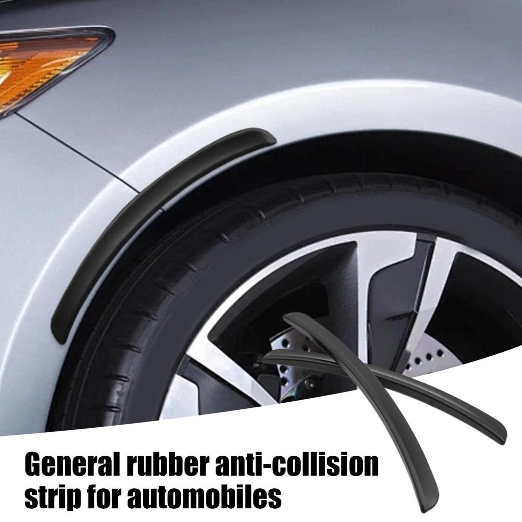 Wheel Eyebrow Arch Trim Anti-Collision Mudguard Elastic Anti-Collision Strip For Daily Commuters Vehicle Restorers Ride Share