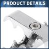 INFINAUTO Engine Spark Plug Separator Internal 7mm 8mm Ignition Wire Separator Holder for Chevrolet Ford Plastic Silver Tone 6pcs