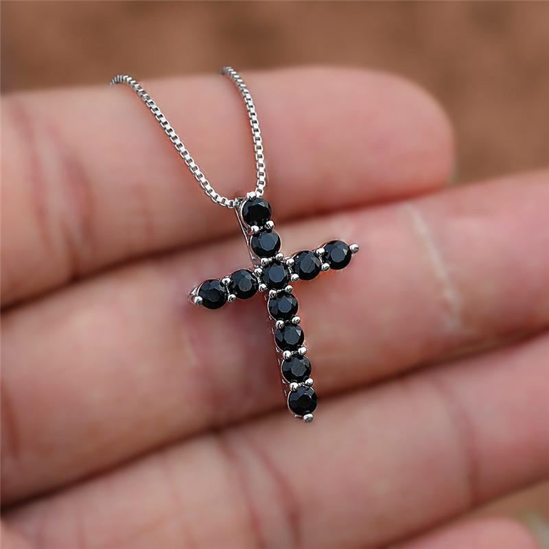 Collana Ciondolo Lusso Donna Cristallo Blu Viola Charm Catena Colore Argento Pietra Zircone Matrimonio Per Donne