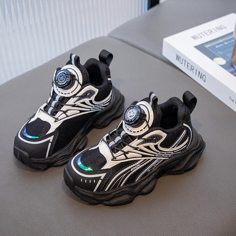 2025 New Autumn Children's Sneakers Girls Fashion ins Daddy Shoes Boys Breathable Lightweight Casual Shoes