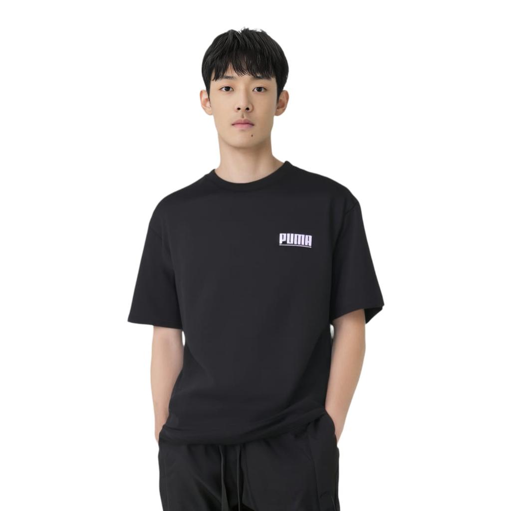 PUMA Set-in Sleeve T-Shirt Men's Black 598488-51