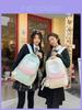 Girls Japanese Dot Pattern Backpack With Nylon Material For School And Campus Use