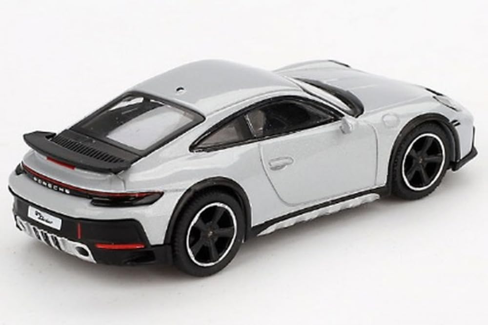 MINI GT Scale Porsche 911 Dakar Ice Gray Metallic Finished Model 1/64 (Left-Hand Drive) MGT00891-BL