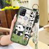 Phone Holder Waterproof Phone Case For Tecno Pova/LD7 Ring Cute Durable Dirt-resistant Back Cover Lanyard Shockproof