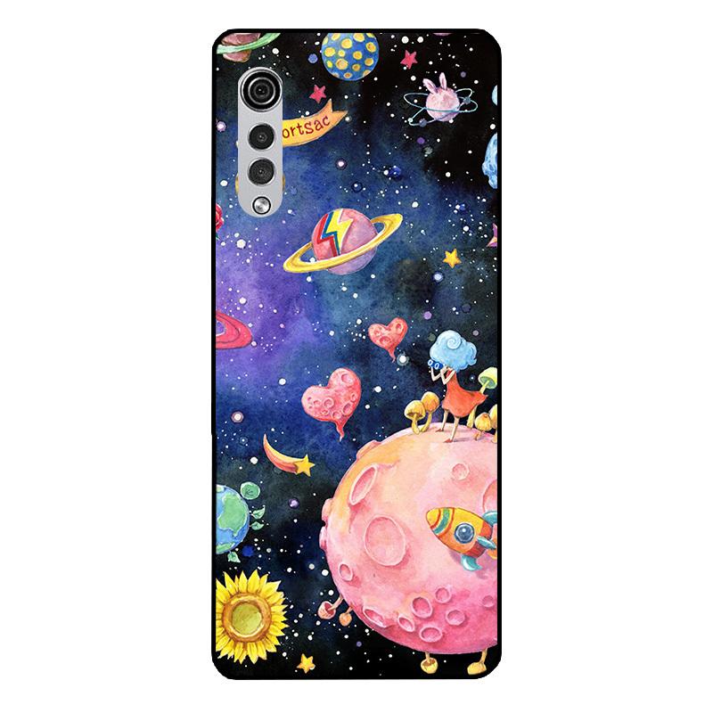 Para Capa LG Velvet Mármore Silicone Macio Capa Traseira para Celular LG Velvet 5G UW Para Capas LG Velvet 2 Pro / Velvet2 Pro Coque