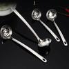 Long Handle Soup Spoon Set Durable and Convenient Kitchen Utensils Efficient Ladle with Leakproof for Home Cooks