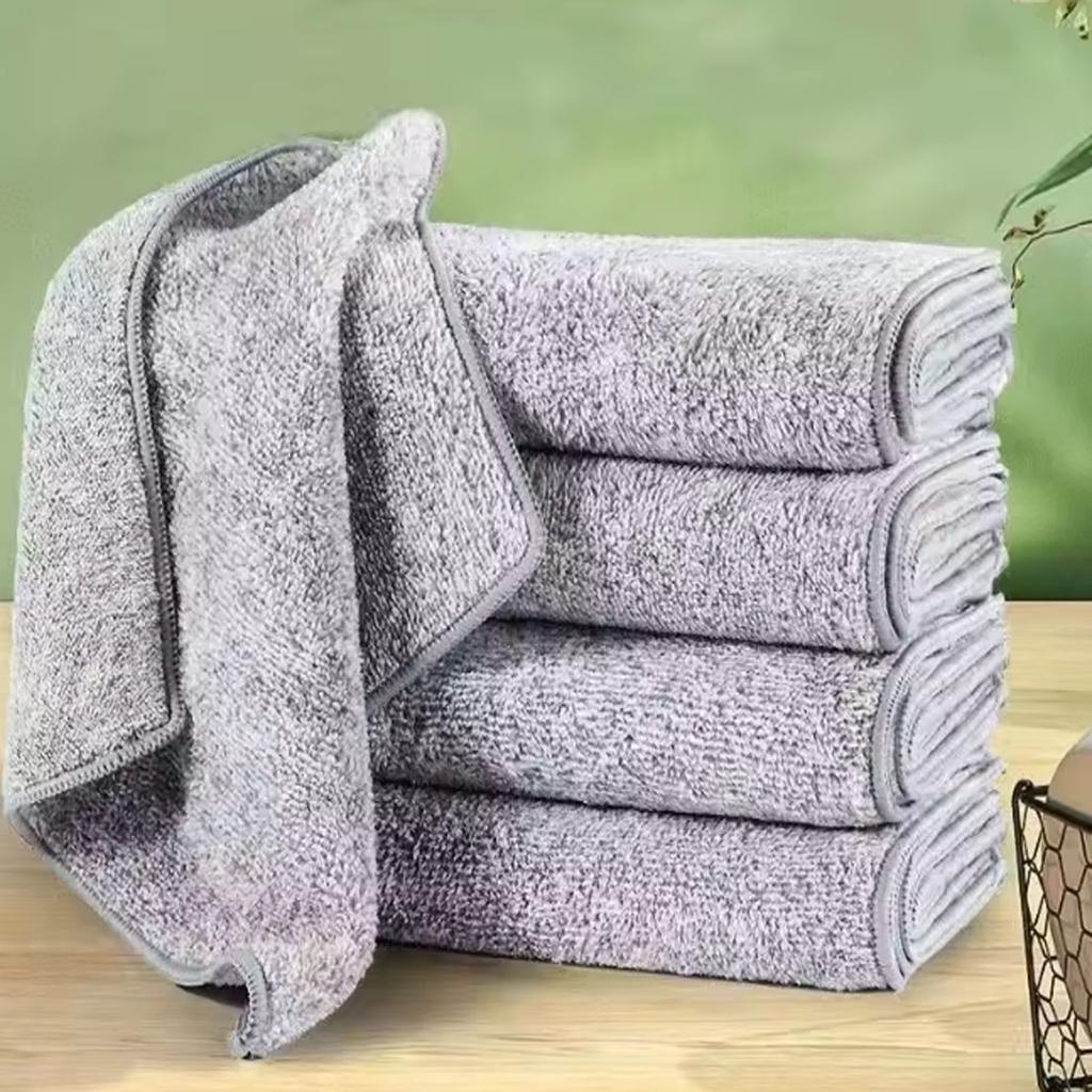 5pcs-Cleaning Cloth Ultra-fine Fiber Glass Cleaning Cloth Reusable Washable Dust-free Cloth Kitchen Glass Cart