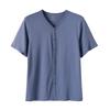 Men Summer Cardigan Shirt SlimFit Breathable Casual Quick Dry Short Sleeve